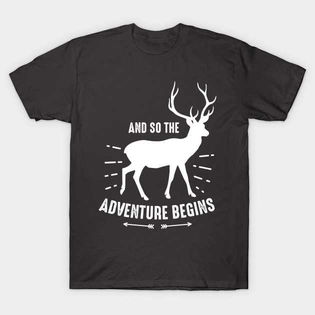 Adventure Begins T-shitrt T-Shirt by DougB